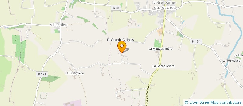 localisation de l'entreprise MONSIEUR KEVIN GIMBERT  MORTAIN-BOCAGE