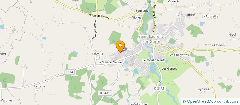 localisation de l'entreprise MONSIEUR KEVIN GIMENEZ à SAINT-LAURENT-SUR-GORRE