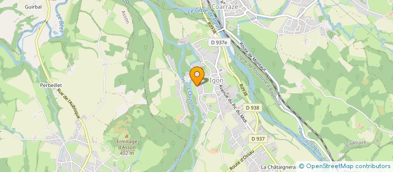 localisation de l'entreprise MONSIEUR KEVIN GIMENEZ  IGON