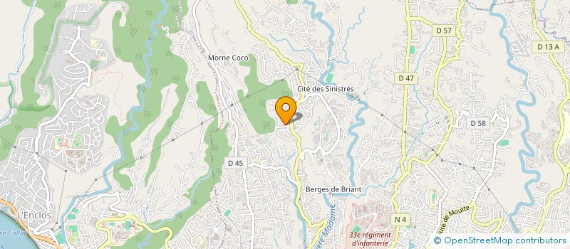 localisation de l'entreprise MONSIEUR KEVIN GINIER  FORT-DE-FRANCE