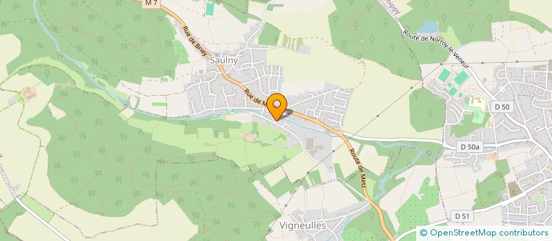 localisation de l'entreprise MONSIEUR KEVIN GIORDANI  SAULNY