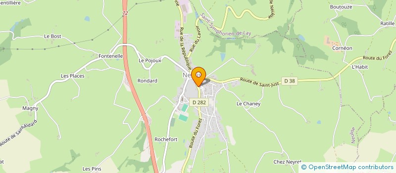 localisation de l'entreprise MONSIEUR KEVIN GIRAUD  NEULISE