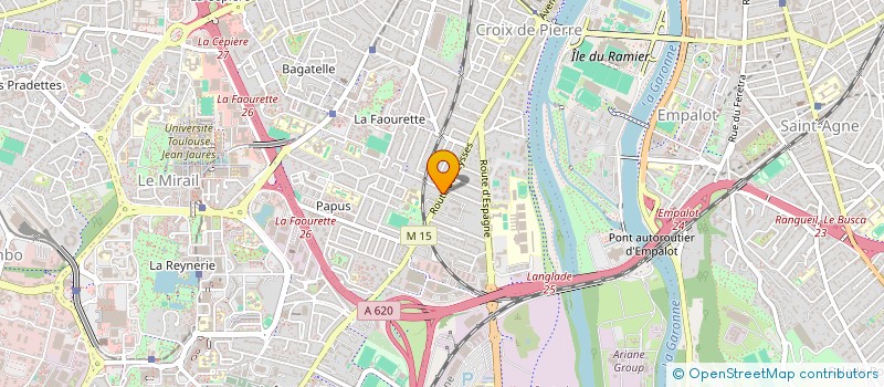 localisation de l'entreprise MONSIEUR KEVIN GIRAUDON à TOULOUSE
