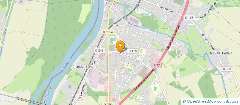 localisation de l'entreprise MONSIEUR KEVIN GIROUX à COSNE-COURS-SUR-LOIRE