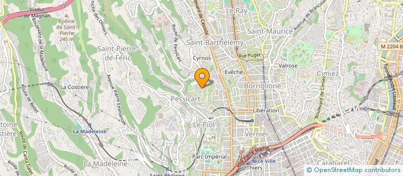 localisation de l'entreprise MONSIEUR KEVIN GLAICHENHAUS  NICE