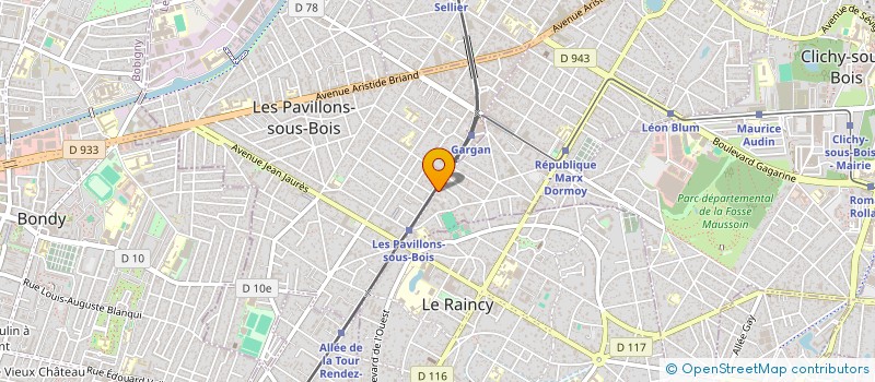 localisation de l'entreprise MONSIEUR KEVIN GNAHORE  LIVRY-GARGAN