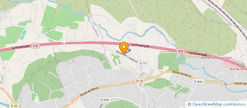 localisation de l'entreprise MONSIEUR KEVIN GOBAILLE  VENTABREN