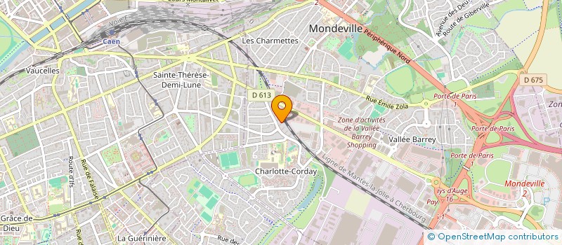 localisation de l'entreprise MONSIEUR KEVIN GODARD  MONDEVILLE