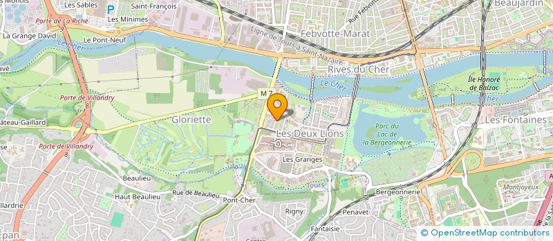 localisation de l'entreprise MONSIEUR KEVIN GODEFROY  TOURS