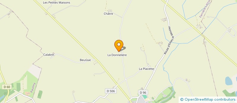 localisation de l'entreprise MONSIEUR KEVIN GODOF  FERRIERE-LARCON