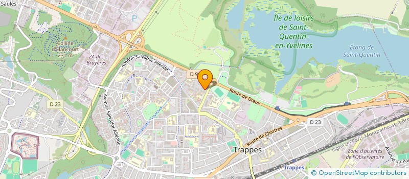 localisation de l'entreprise MONSIEUR KEVIN GOGO  TRAPPES