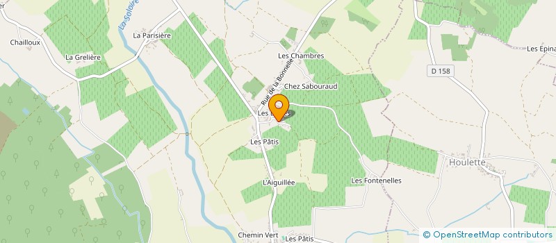 localisation de l'entreprise MONSIEUR KEVIN GOMBEAUD à SAINTE-SEVERE