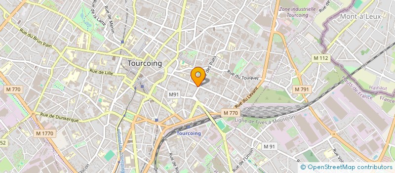localisation de l'entreprise MONSIEUR KEVIN GOMES  TOURCOING