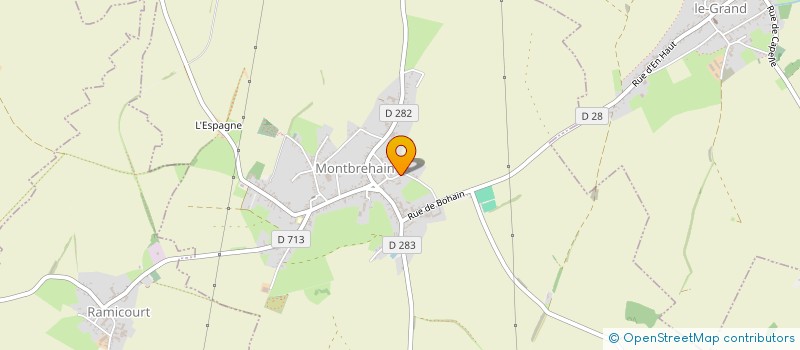 localisation de l'entreprise MONSIEUR KEVIN GONCALVES à MONTBREHAIN