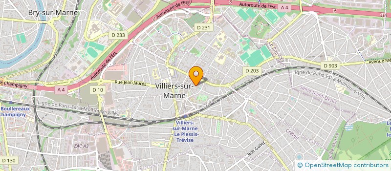 localisation de l'entreprise MONSIEUR KEVIN GONCALVES  VILLIERS-SUR-MARNE