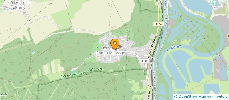 localisation de l'entreprise MONSIEUR KEVIN GONCALVES CARVALHO  NORROY-LES-PONT-A-MOUSSON