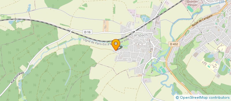 localisation de l'entreprise MONSIEUR KEVIN GONZALEZ  CARSPACH