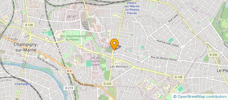 localisation de l'entreprise MONSIEUR KEVIN GOOSSENS  CHAMPIGNY-SUR-MARNE