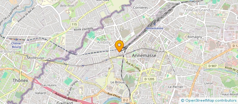 localisation de l'entreprise MONSIEUR KEVIN GOSNET  AMBILLY