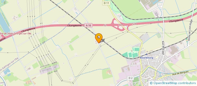 localisation de l'entreprise MONSIEUR KEVIN GOUDEMEZ  BOURBOURG