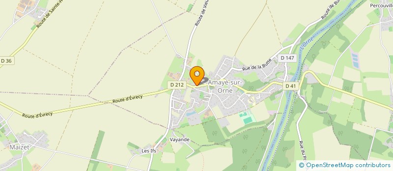 localisation de l'entreprise MONSIEUR KEVIN GOULARD  AMAYE-SUR-ORNE