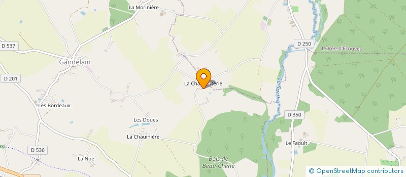 localisation de l'entreprise MONSIEUR KEVIN GOUPIL à GANDELAIN