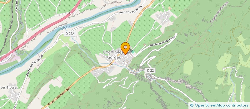 localisation de l'entreprise MONSIEUR KEVIN GOVART  COGNIN-LES-GORGES