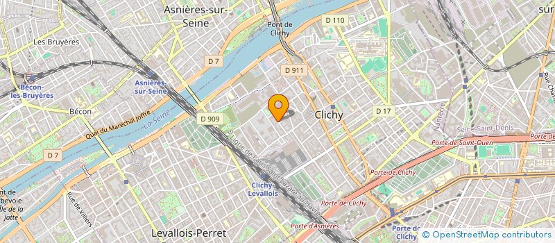 localisation de l'entreprise MONSIEUR KEVIN GOY à CLICHY