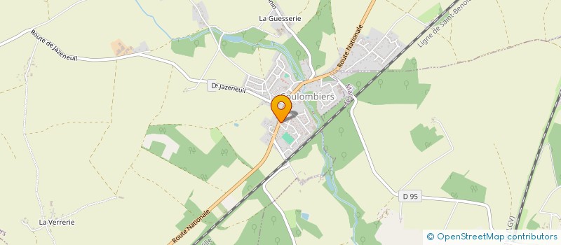 localisation de l'entreprise MONSIEUR KEVIN GOYER  COULOMBIERS