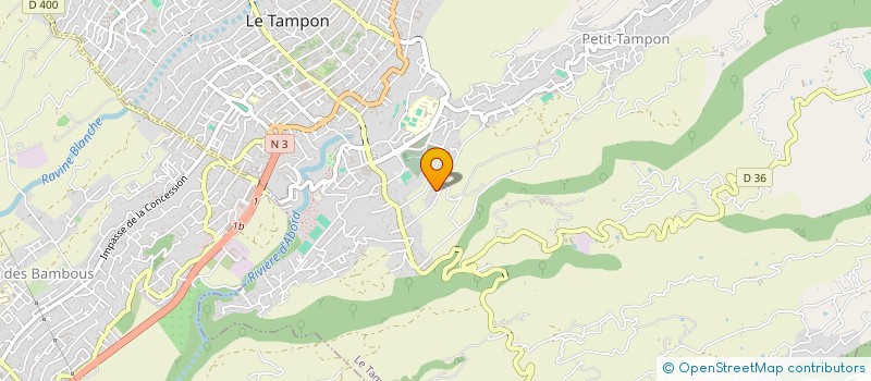 localisation de l'entreprise MONSIEUR KEVIN GRACE  LE TAMPON