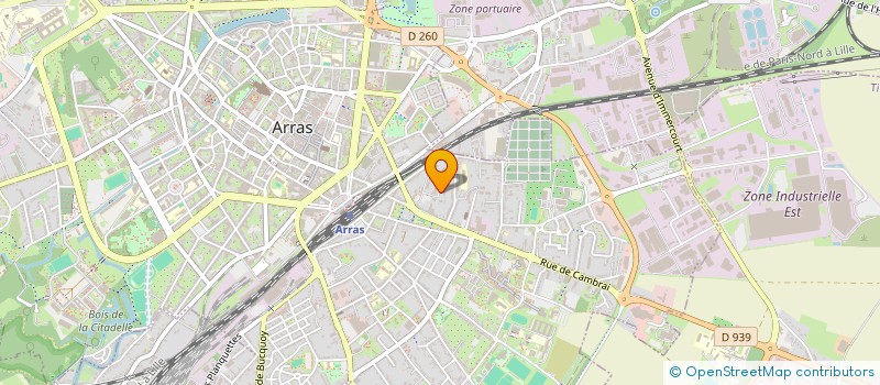 localisation de l'entreprise MONSIEUR KEVIN GRADEL à ARRAS