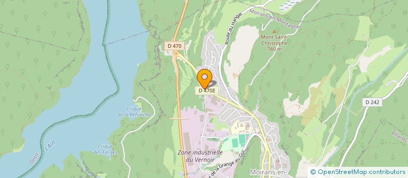 localisation de l'entreprise MONSIEUR KEVIN GRANGE à MOIRANS-EN-MONTAGNE