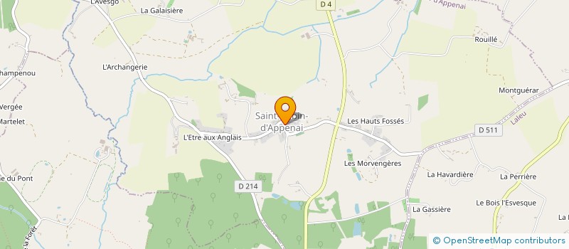 localisation de l'entreprise MONSIEUR KEVIN GRANGER à SAINT-AUBIN-D'APPENAI