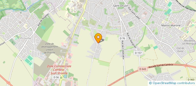 localisation de l'entreprise MONSIEUR KEVIN GRESILLON  CAMBRAI