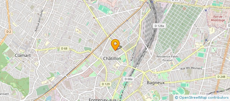 localisation de l'entreprise MONSIEUR KEVIN GRIGY  CHATILLON