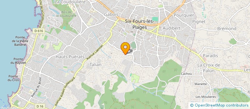 localisation de l'entreprise MONSIEUR KEVIN GRIMAL à SIX-FOURS-LES-PLAGES