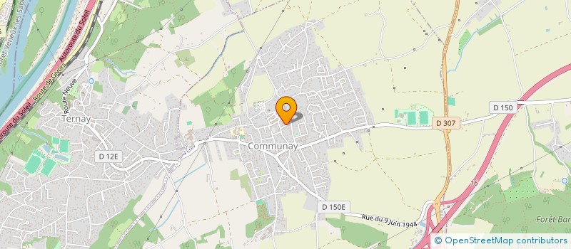 localisation de l'entreprise MONSIEUR KEVIN GRIMEAU  COMMUNAY