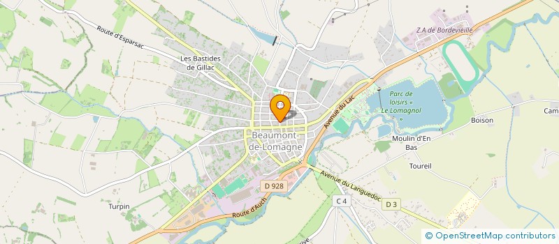 localisation de l'entreprise MONSIEUR KEVIN GRONDIN  BEAUMONT-DE-LOMAGNE