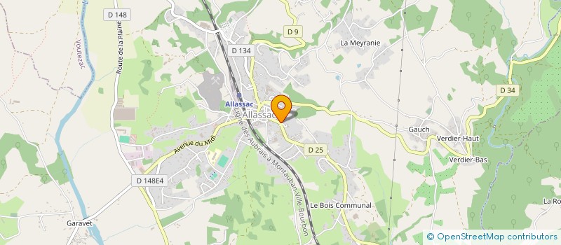 localisation de l'entreprise MONSIEUR KEVIN GROSZ  ALLASSAC