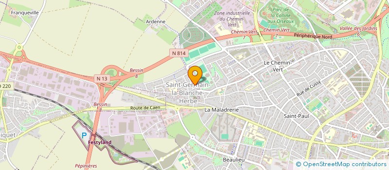 localisation de l'entreprise MONSIEUR KEVIN GRUDNIAK à CAEN