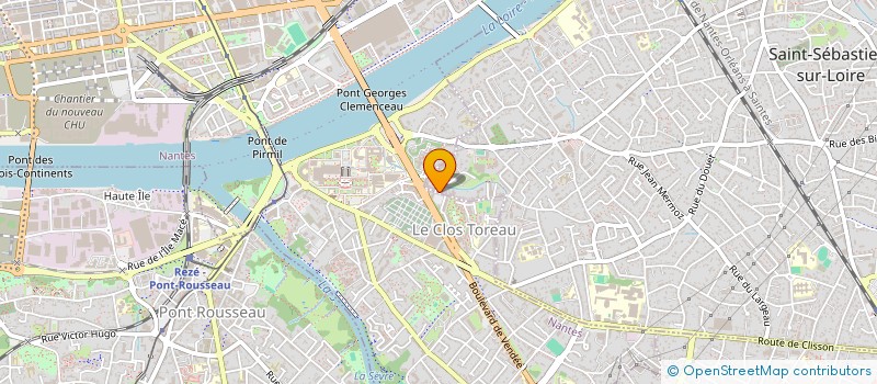 localisation de l'entreprise MONSIEUR KEVIN GUENET  SAINT-SEBASTIEN-SUR-LOIRE