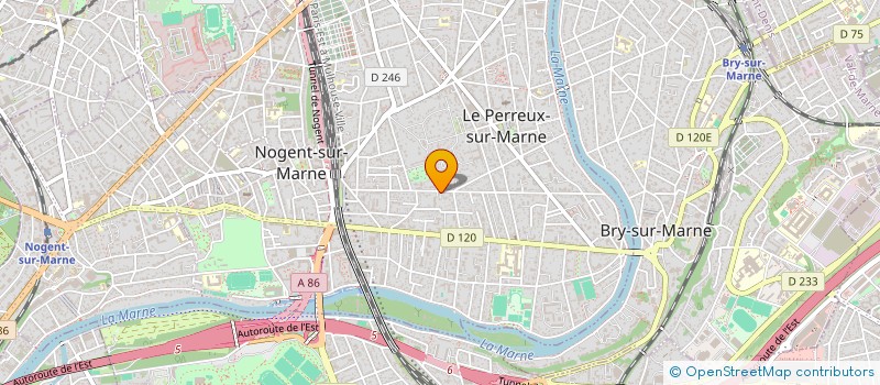 localisation de l'entreprise MONSIEUR KEVIN GUERIN  LE PERREUX-SUR-MARNE