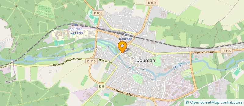 localisation de l'entreprise MONSIEUR KEVIN GUERIN  DOURDAN