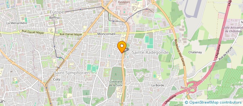 localisation de l'entreprise MONSIEUR KEVIN GUICHARD  TOURS