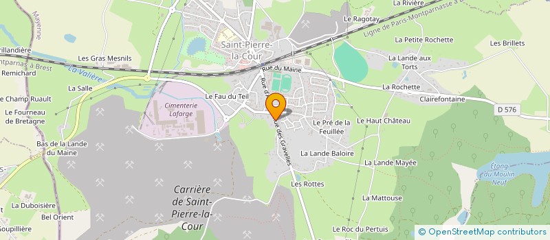 localisation de l'entreprise MONSIEUR KEVIN GUILLET  SAINT-PIERRE-LA-COUR