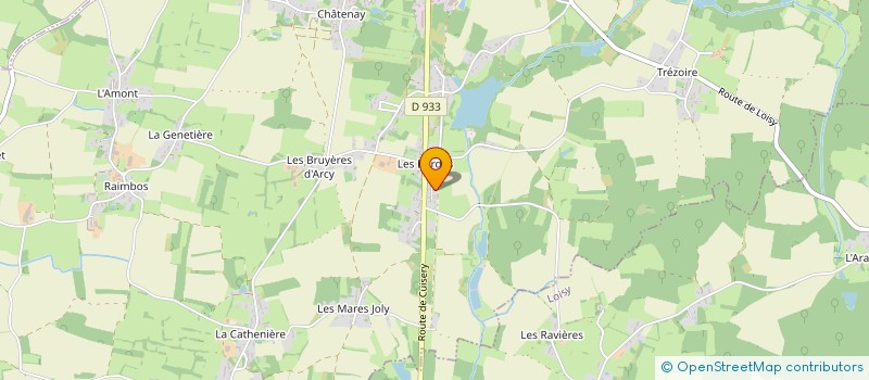 localisation de l'entreprise MONSIEUR KEVIN GUILLOT  SIMANDRE