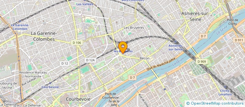 localisation de l'entreprise MONSIEUR KEVIN GUILLOU à COURBEVOIE