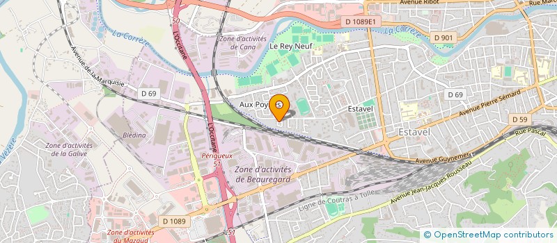 localisation de l'entreprise MONSIEUR KEVIN GUILLOU à BRIVE-LA-GAILLARDE
