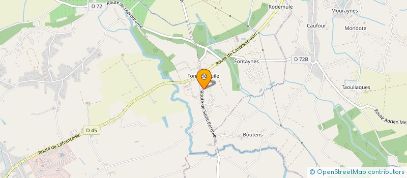 localisation de l'entreprise MONSIEUR KEVIN GUILLOUT  LES BARTHES