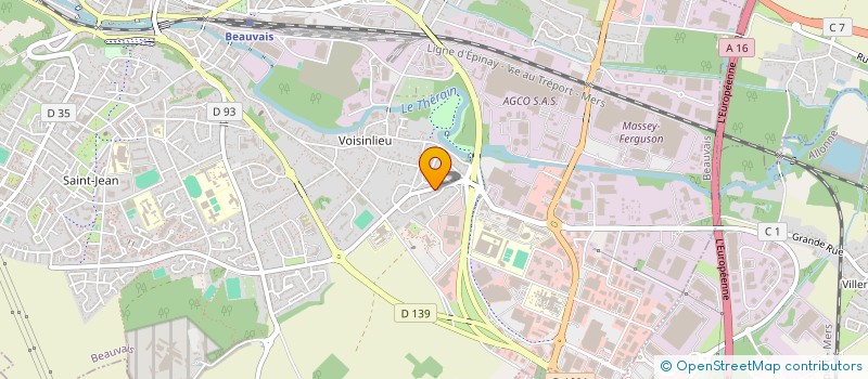 localisation de l'entreprise MONSIEUR KEVIN GUILLOY  BEAUVAIS